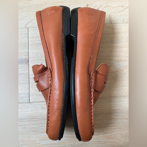 Polo Ralph Lauren Adante Leather Loafers Men’s Sz 10.5D Brown Slip-On Shoes main image 4